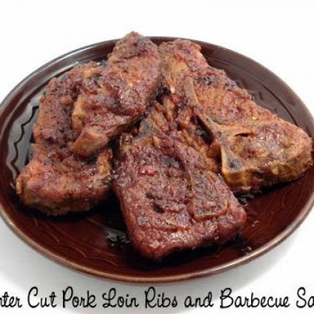 Pork Ribs and Barbecue Sauce