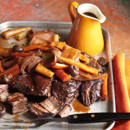 Wine-Marinated Pot Roast