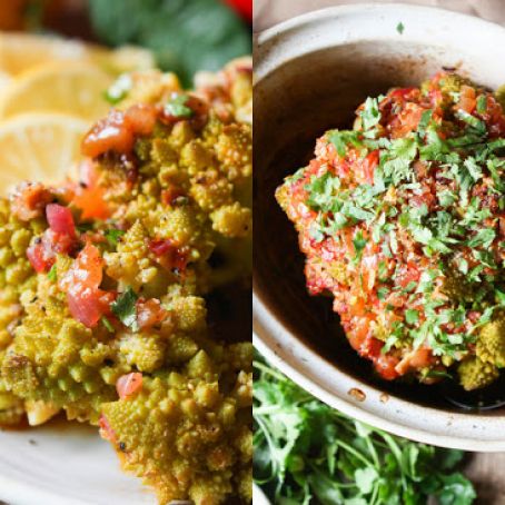 Roasted Romanesco Cauliflower