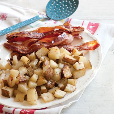 Oven-Baked Bacon and Potatoes