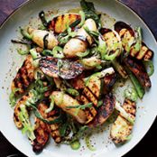 Grilled Potato Salad with Scallion Vinaigrette