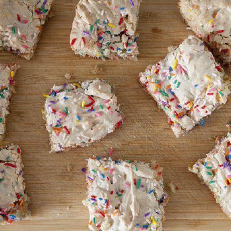 Confetti Cake Batter Brownies