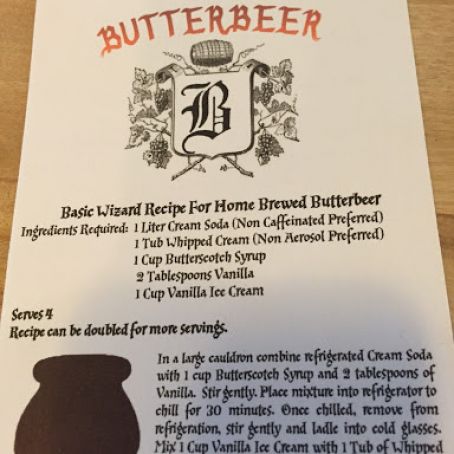 Butterbeer Recipe - (4.2/5)