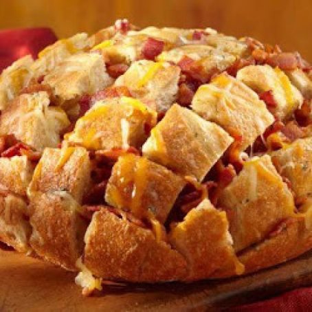 Bacon-Cheddar Pull Apart Bread