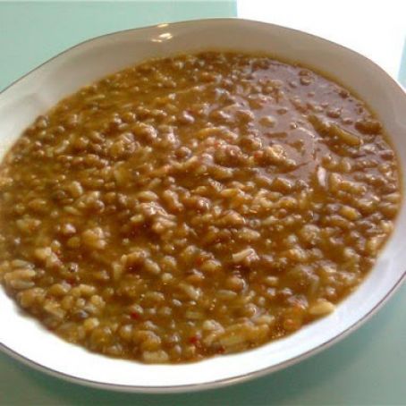 Lentejas con arroz