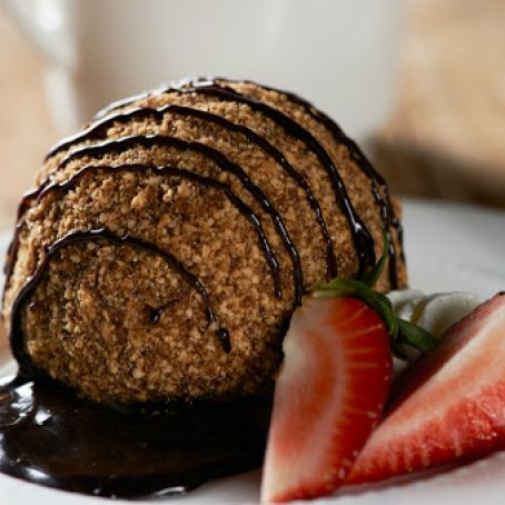 Chocolate Peanut Butter Fried Ice Cream