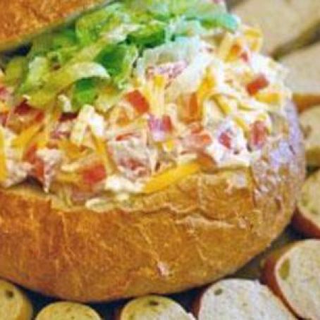 Chicken Club Bread Bowl