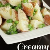 Creamy Potatoes & Peas