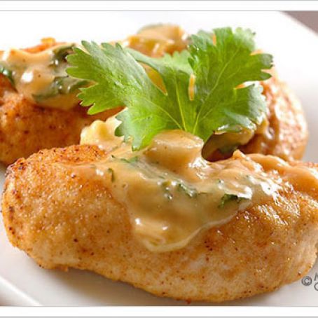 Chicken With Creamy Cilantro-Lime Sauce