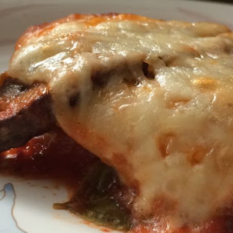 Portobello-Basil Open-Face Lasagna with Polenta (Vegetarian)