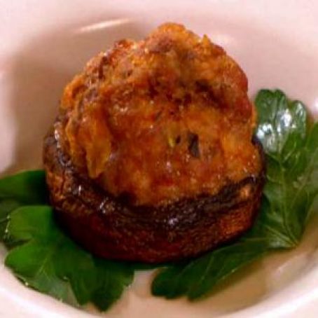 Pork and Pancetta Stuffed Mushrooms