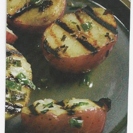 Grilled Chive Potatoes