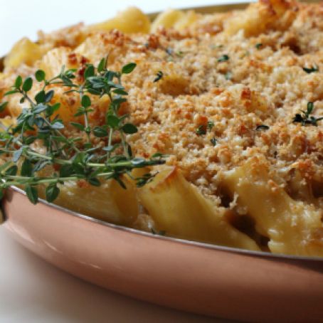 Caramelized Onion Pasta Gratin