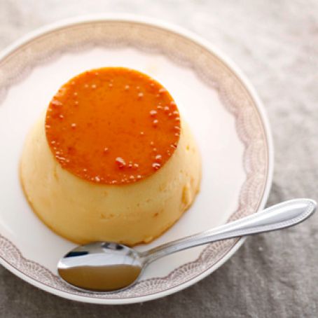 Maple-Almond Flan