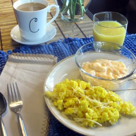 Parmesan Scrambled Eggs