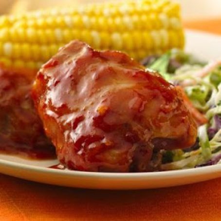 Slow Cooker Saucy Orange-Barbecued Chicken by Pillsbury