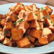 Patatas Bravas Home Fries with Roasted Tomato Aioli