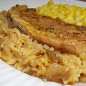 Simply Oven Baked Pork Chops and Rice