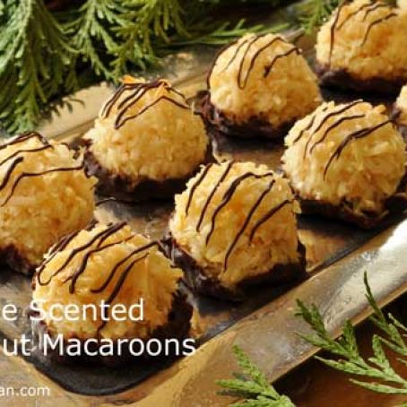 Orange Scented Coconut Macaroons