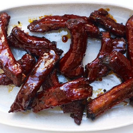 Spicy Glazed Pork Ribs