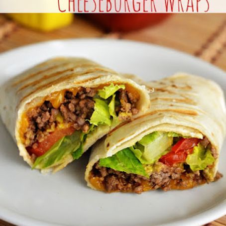 Grilled Cheeseburger Wraps