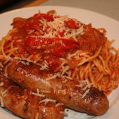 Quick Spaghetti with Italian Sausage