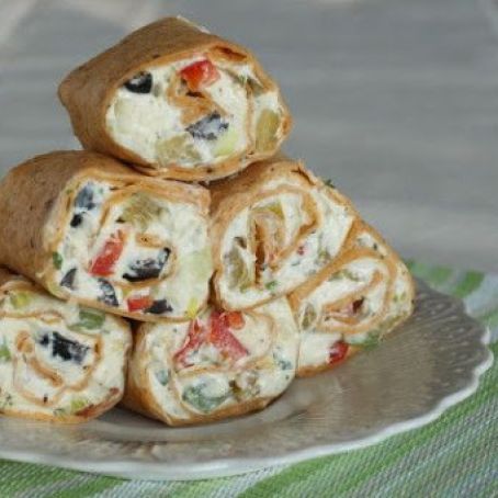 Veggie Tortilla Pinwheels