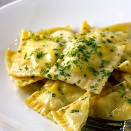 Roasted Poblano and Creamed Corn Ravioli