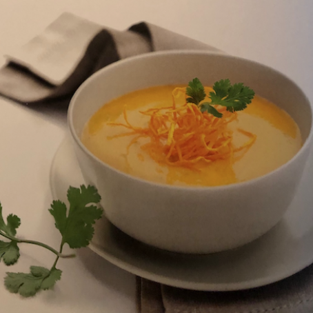 Butternut Squash & Coriander Soup - No Cook