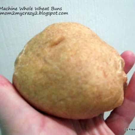 Bread Machine Whole Wheat Buns