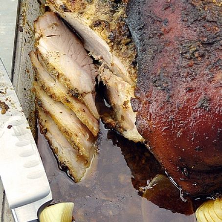 Caribbean-style Roasted Pork Shoulder