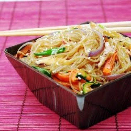 Jap Chae(korean rice noodles) Recipe - (4.1/5)
