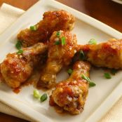 Sticky Ginger Garlic Chicken Wings