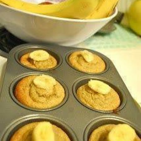 Banana Muffins - NO FLOUR, OIL, BUTTER!!