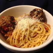 Fieri Spaghetti and Meatballs