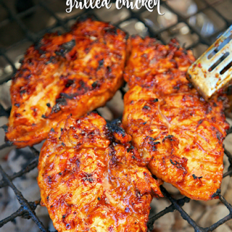 Sweet and Spicy Italian BBQ Grilled Chicken