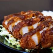 Miso Katsu (Japanese Breaded Pork Cutlet with Miso Sauce)