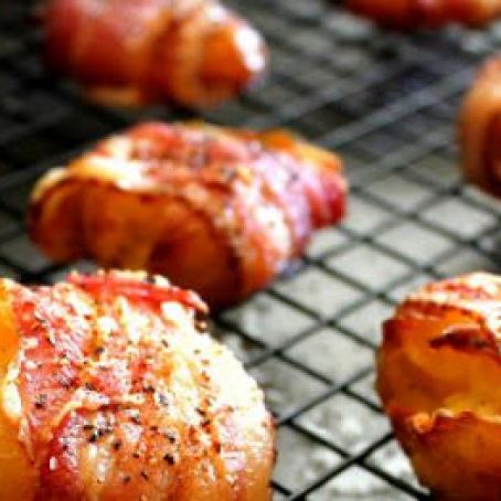 Pigskin Smashed Potato Poppers