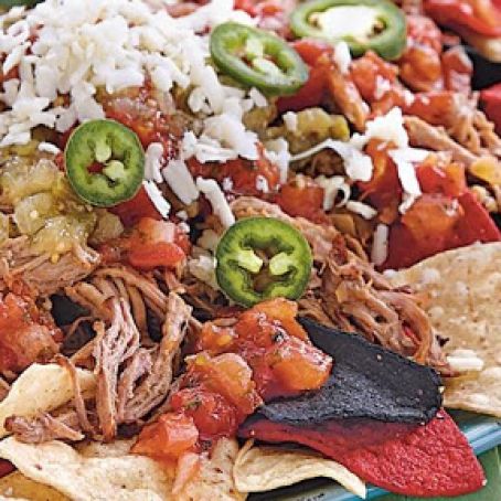 Slow-Cooker Pork Carnitas Nachos