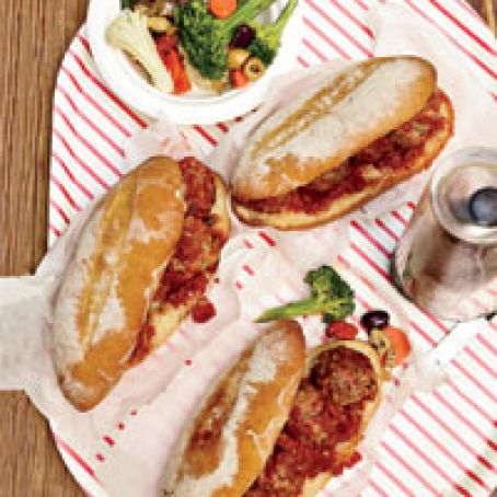 Meatball-and-Provolone Subs