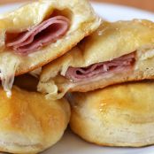 Stuffed Honey-Ham Biscuits