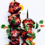 Sambal Chicken Skewers