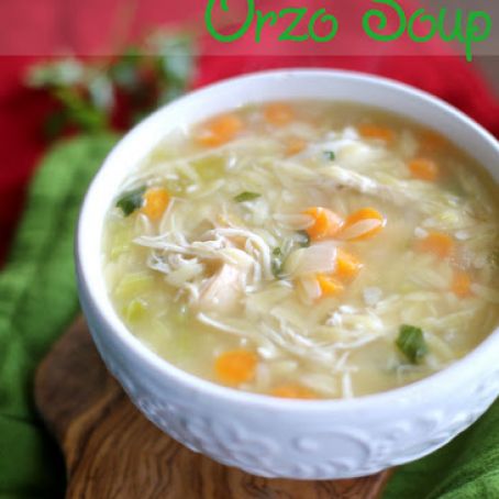 Lemon Orzo Chicken Soup