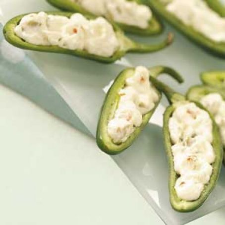 Jalapenos with Olive-Cream Filling Recipe