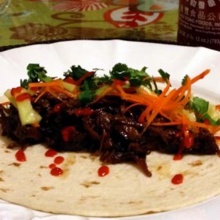 Crockpot Korean Short Rib Tacos