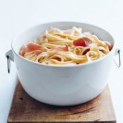 Creamy Fettuccine with Prosciutto