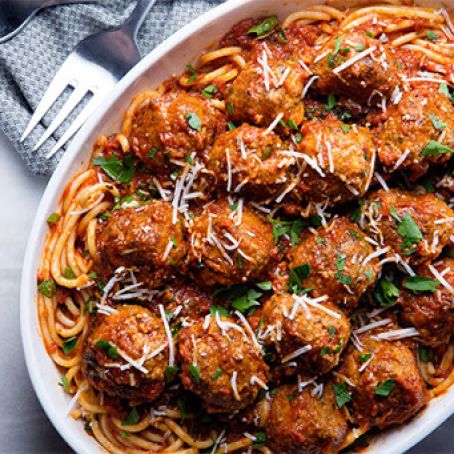 Our Favorite Spaghetti and Meatballs