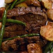 Red Wine and Rosemary Flat Iron Steak