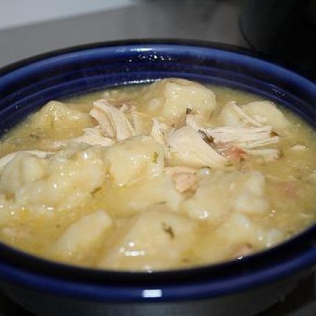 Crock Pot Chicken & Dumplings - Plain Chicken