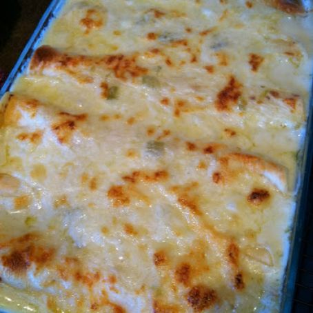 White Chicken Enchiladas